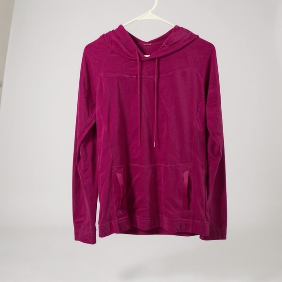 Columbia Fleece Pulllover Women's Pink Hoodie - Picture 2 of 4